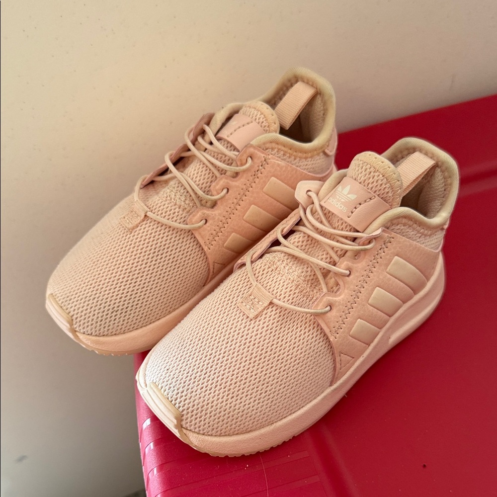 Adidas Kids Light Pink Sneakers 8c
